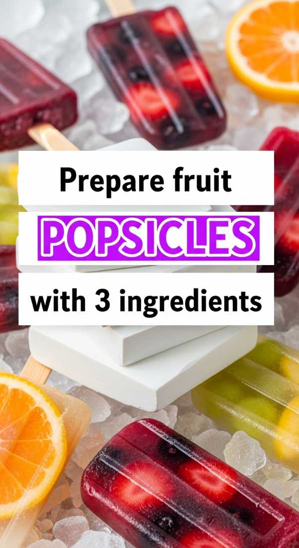 Prepare Fruit Popsicles With 3 Ingredients 6a0702310c0a0