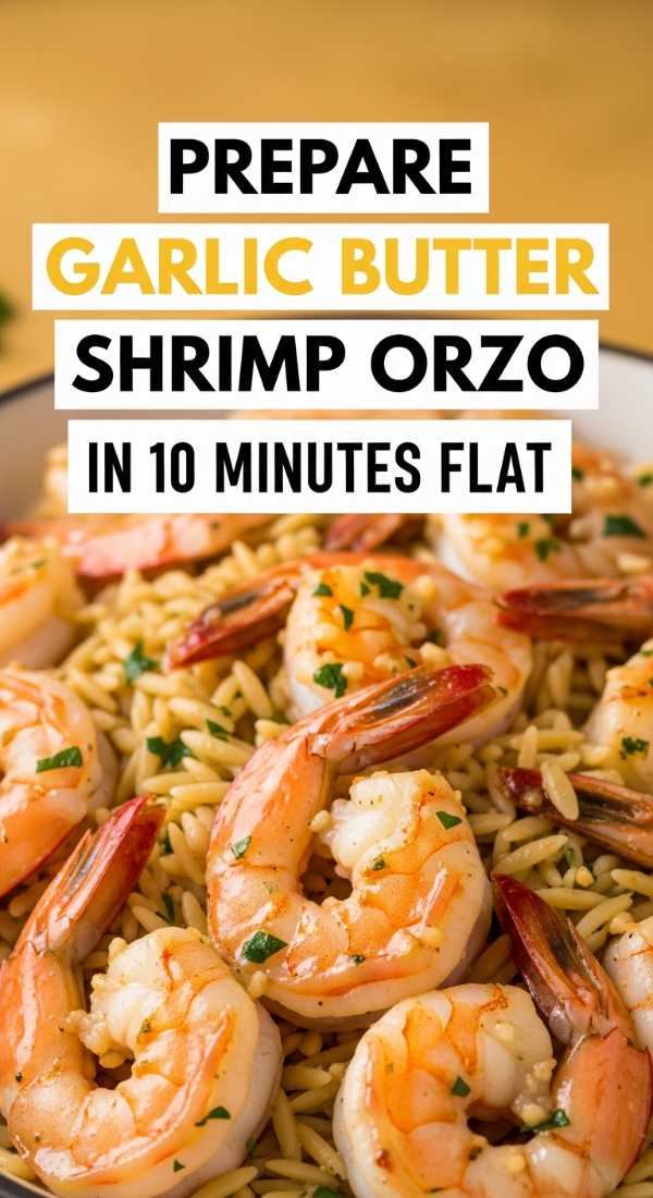Prepare Garlic Butter Shrimp Orzo In 10 Minutes Flat 69f47a018a728