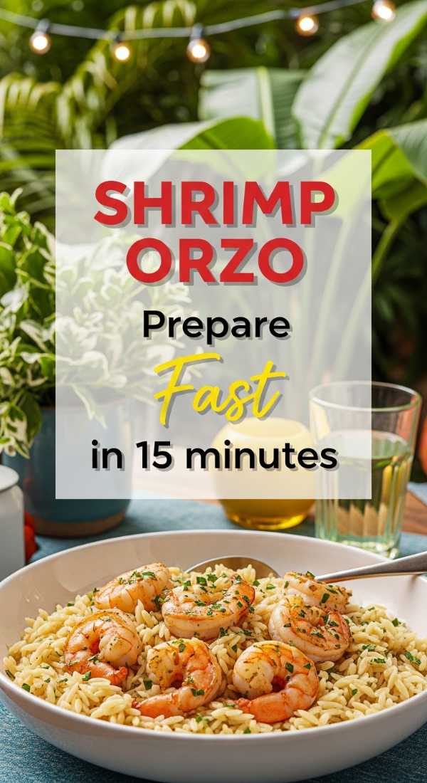 Prepare Garlic Butter Shrimp Orzo In 15 Minutes 69f721ef40009