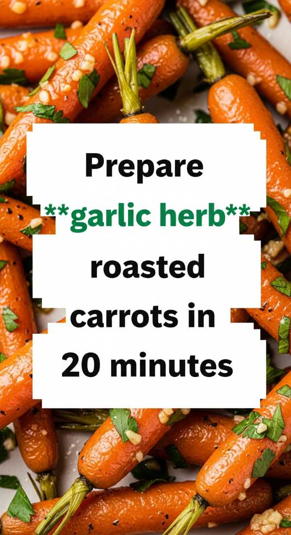Prepare Garlic Herb Roasted Carrots In 20 Minutes 6a1098d51b2dc