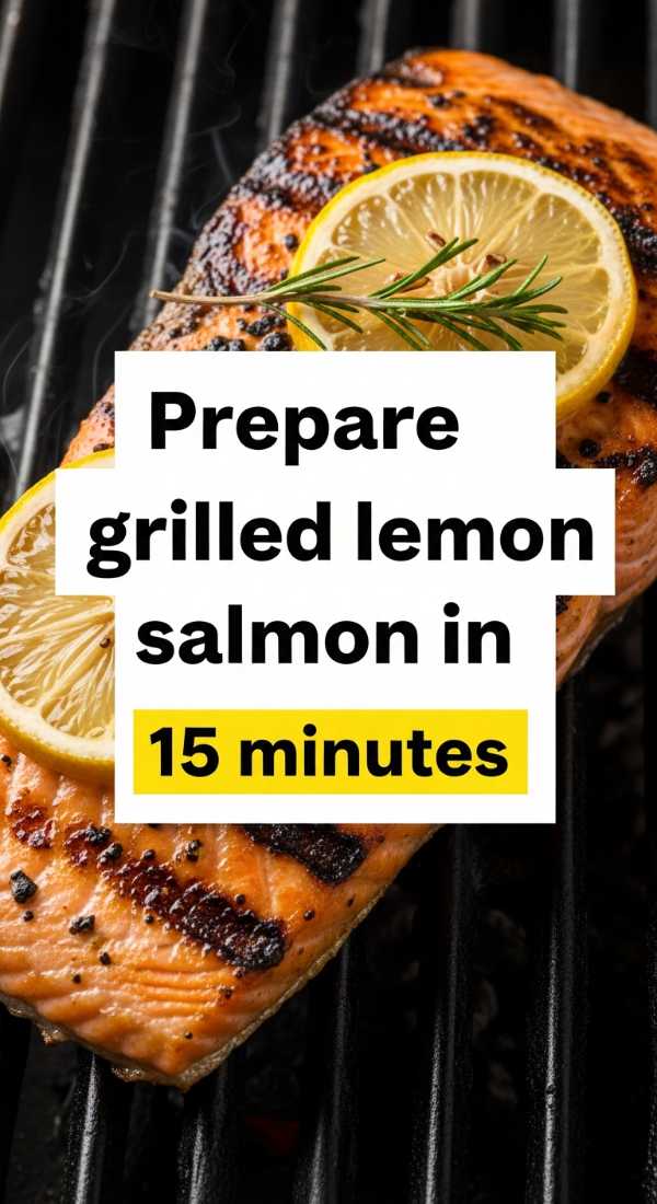 Summer on a Plate: Effortless Healthy Recipes for Busy Sunny Days Prepare Grilled Lemon Salmon In 15 Minutes 69f6fe0c1c52d