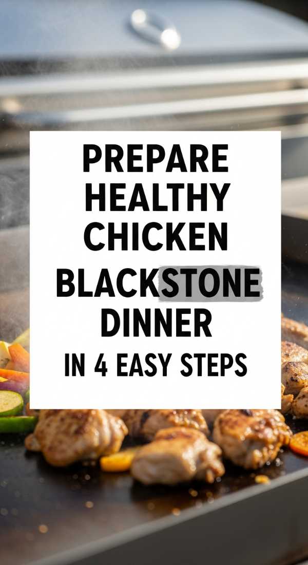 Prepare Healthy Chicken Blackstone Dinner In 4 Easy Steps 6a06fe9c57b77