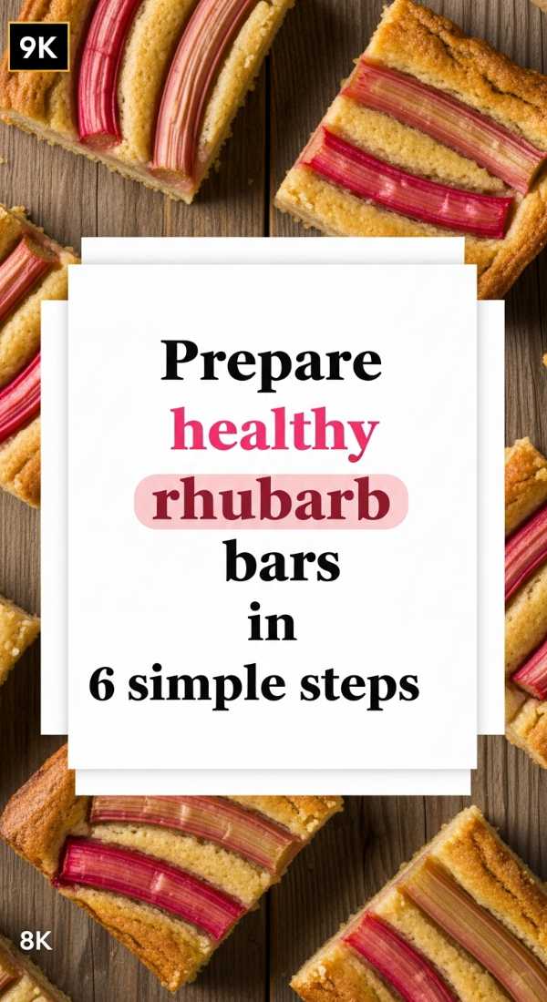 Prepare Healthy Rhubarb Bars In 6 Simple Steps 6a06cdbc27c84