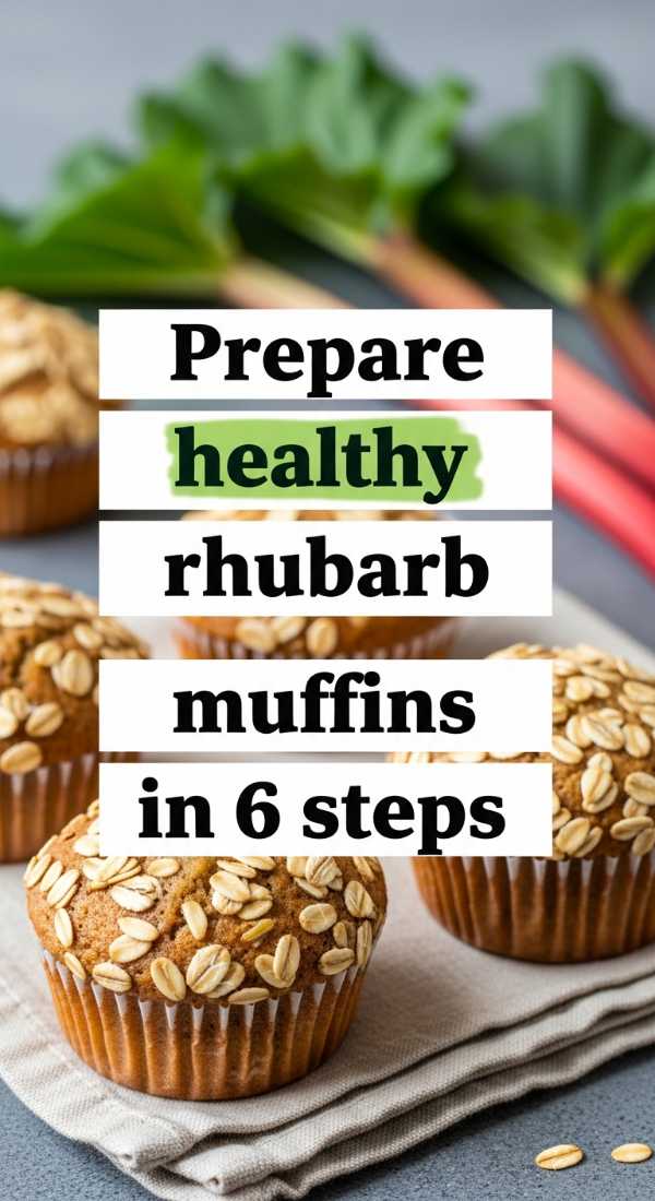 Sweet & Tangy Perfection: The Ultimate Strawberry Rhubarb Dessert Guide Prepare Healthy Rhubarb Muffins In 6 Steps 69fd8c9f8c445