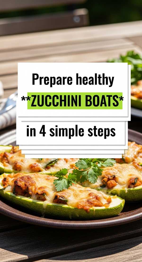 Prepare Healthy Zucchini Boats In 4 Simple Steps 6a04238847345