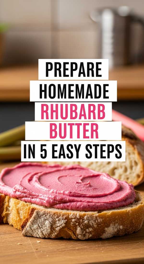 Prepare Homemade Rhubarb Butter In 5 Easy Steps 69fd8cb646bf6