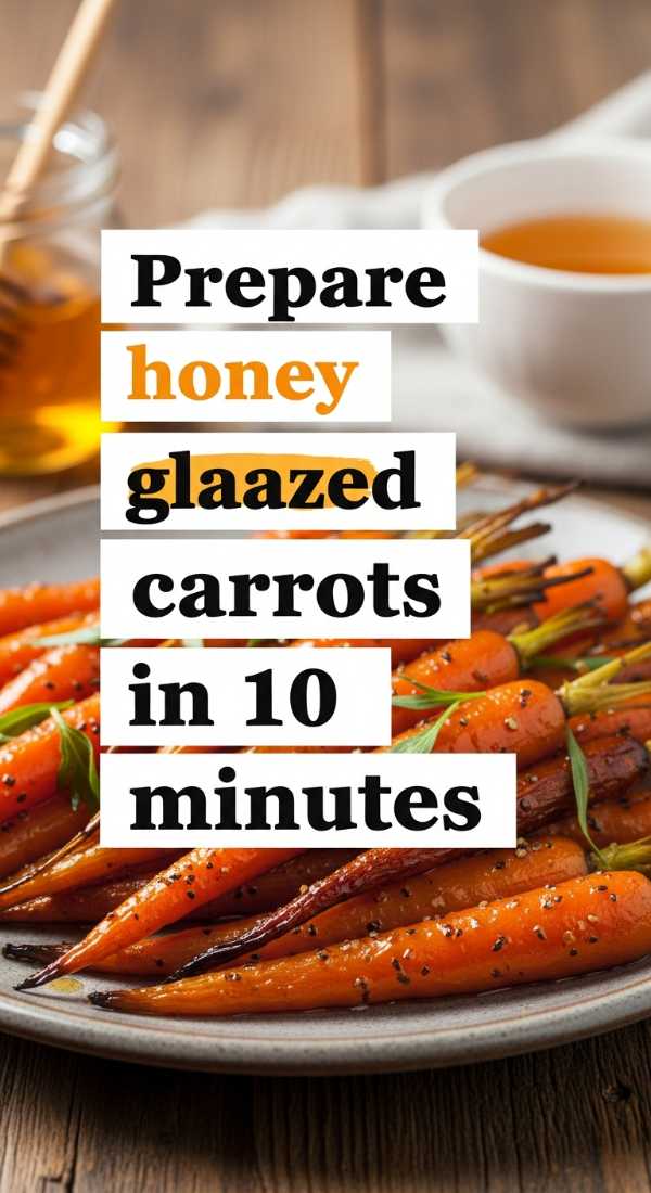 Prepare Honey Glazed Roasted Carrots In 10 Minutes 6a14327c1d8f7