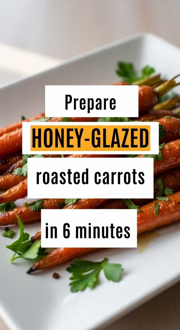 Prepare Honey Glazed Roasted Carrots In 6 Minutes 6a142b6f3c4ae