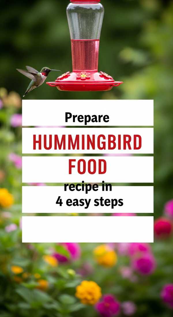 Prepare Hummingbird Food Recipe In 4 Easy Steps 6a10d0727c074