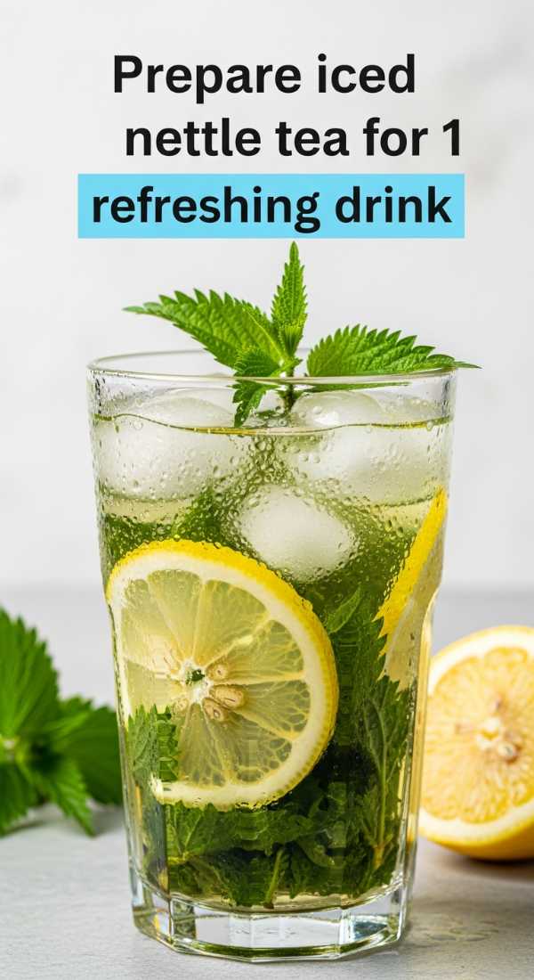Prepare Iced Nettle Tea For 1 Refreshing Drink 69f47a0e3b211