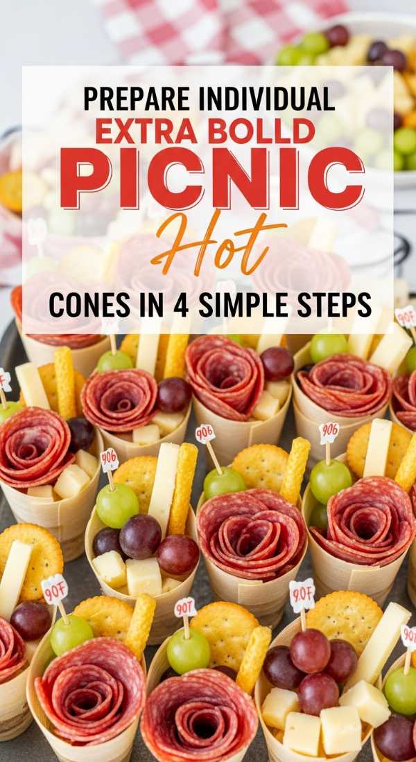 Prepare Individual Picnic Cones In 4 Simple Steps 6a03131545db3