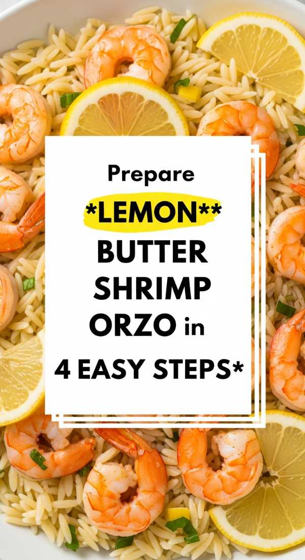 Prepare Lemon Butter Shrimp Orzo In 4 Easy Steps 69f47a07872ab