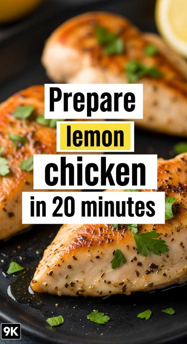 Bold Colors and Fresh Vibes: The Ultimate Summer Kitchen Makeover Prepare Lemon Chicken In 20 Minutes 69fc1919336a2
