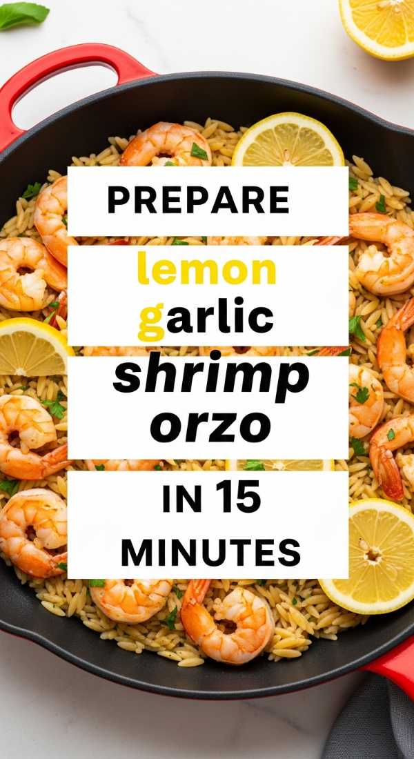 Prepare Lemon Garlic Shrimp Orzo In 15 Minutes 69f59f7c8430b
