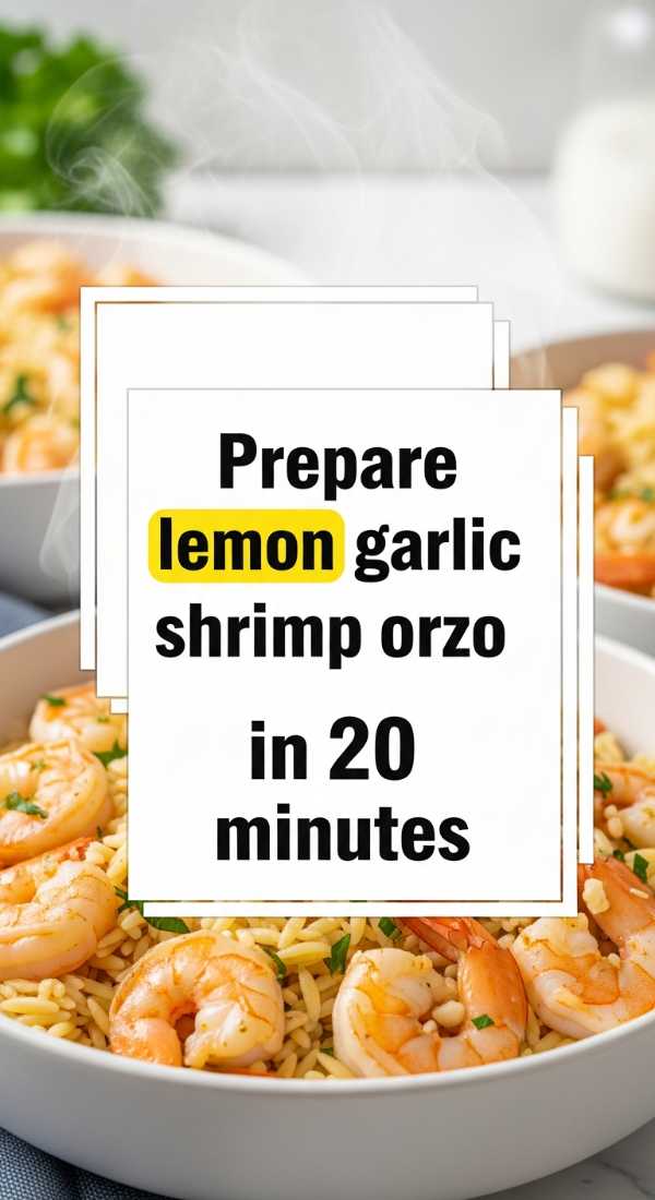 Prepare Lemon Garlic Shrimp Orzo In 20 Minutes 69f47b3eefc1a