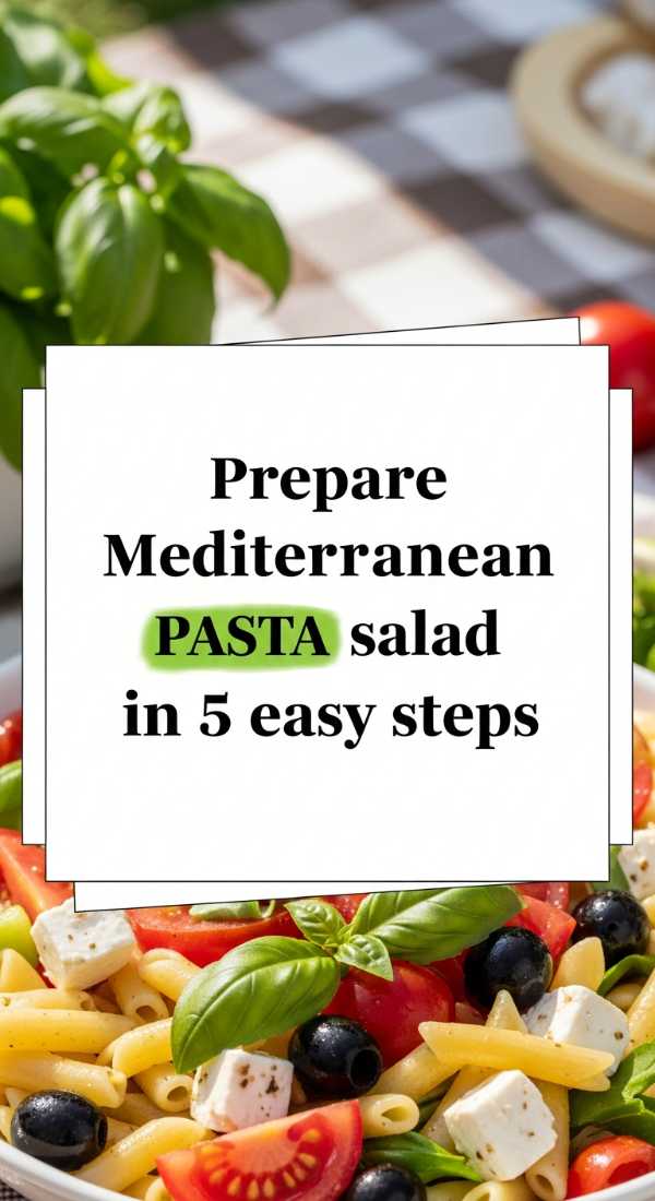 Prepare Mediterranean Pasta Salad In 5 Easy Steps 6a06bddb637c9