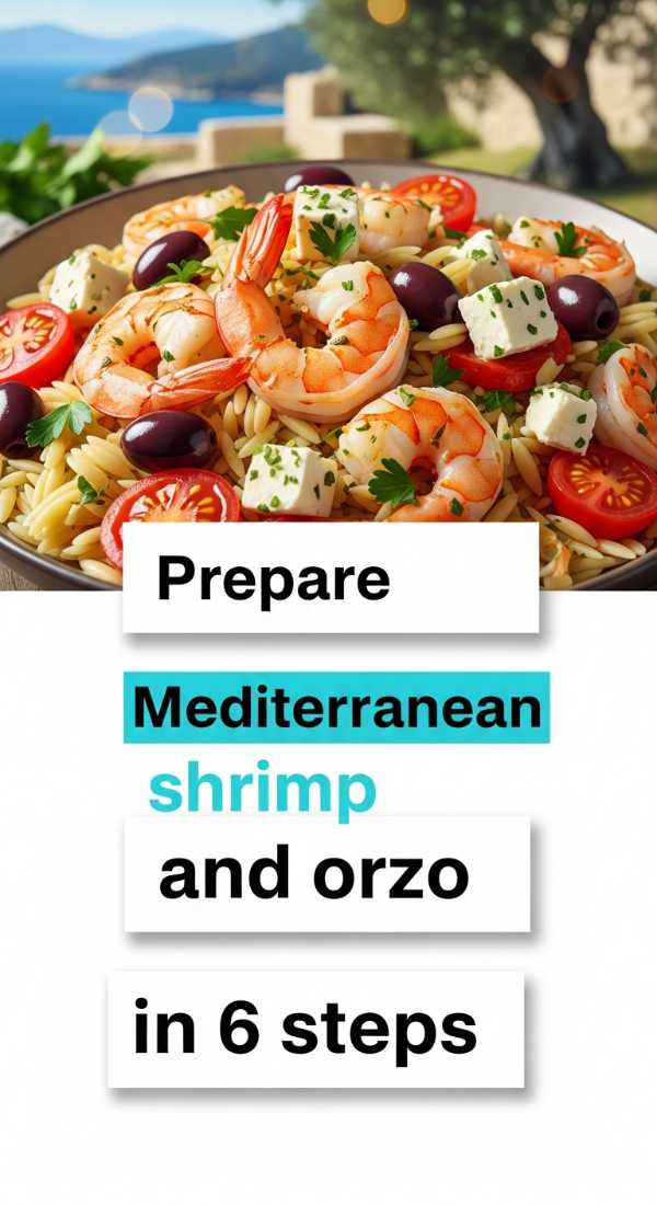 Prepare Mediterranean Shrimp And Orzo In 6 Steps 69f5acd4ac624