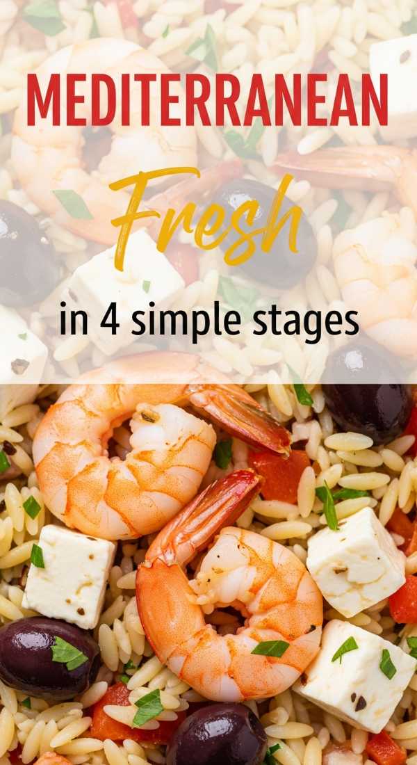 Prepare Mediterranean Shrimp Orzo In 4 Simple Stages 69f860b6c2ad4