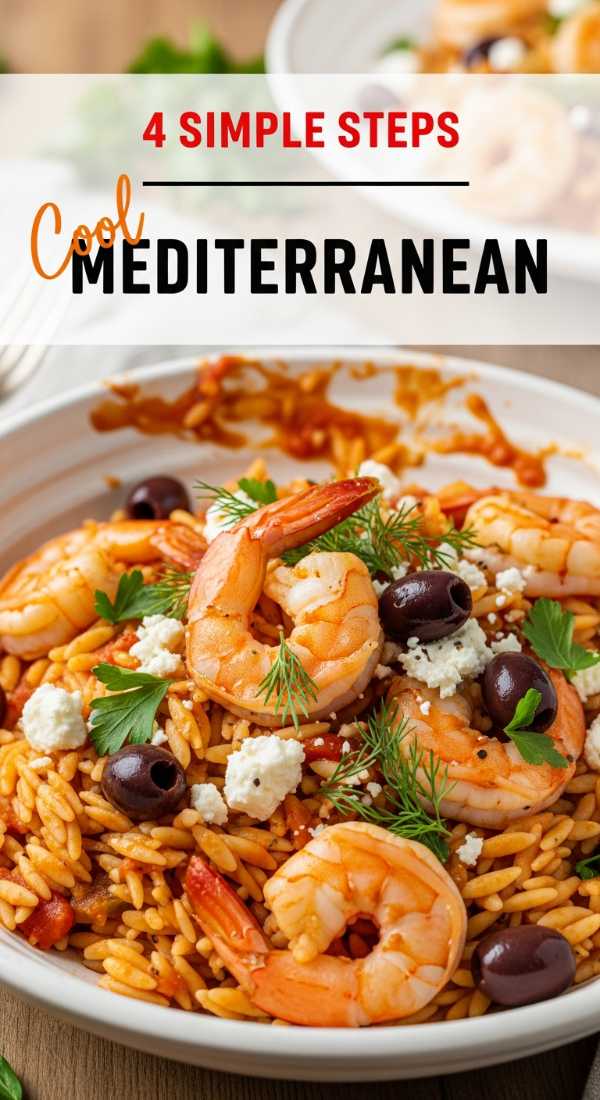 Prepare Mediterranean Shrimp Orzo In 4 Simple Steps 6a02051929482