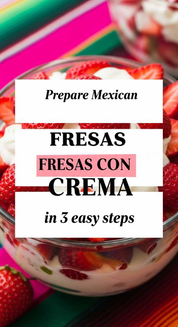 Prepare Mexican Fresas Con Crema In 3 Easy Steps 6a06d022d5d6d