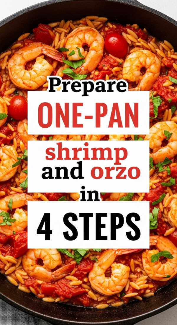 Prepare One Pan Shrimp And Orzo In 4 Steps 69fc17511e727