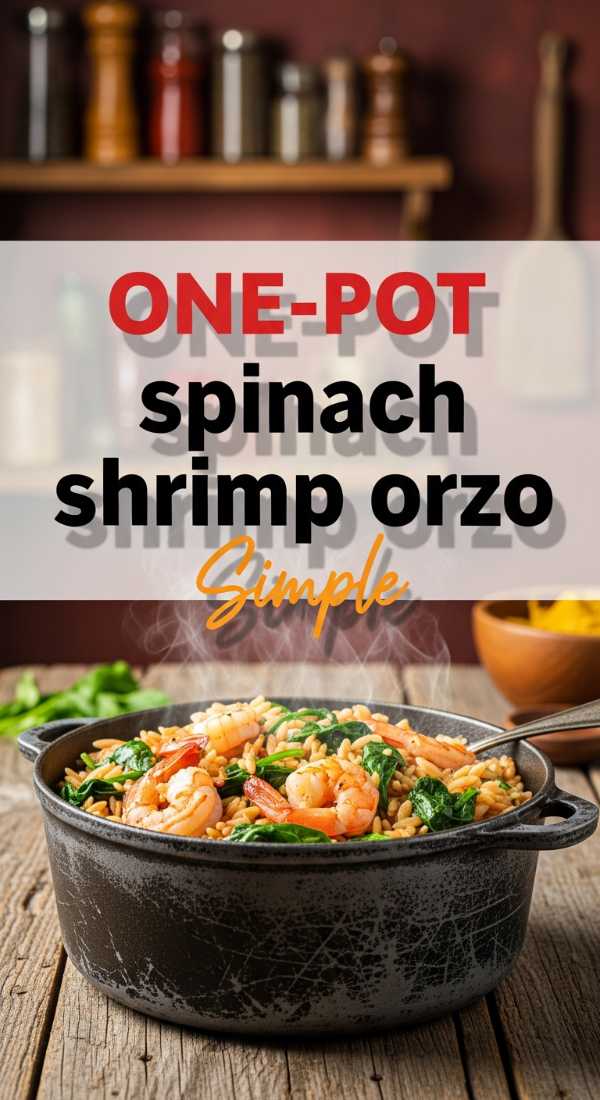 Prepare One Pot Spinach And Feta Shrimp Orzo In 20 Minutes 69f860b4e5d88
