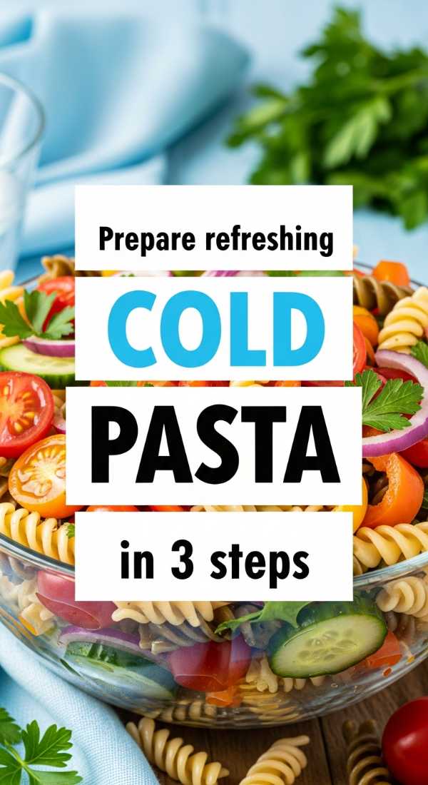 Prepare Refreshing Cold Pasta In 3 Steps 6a144df72f82e