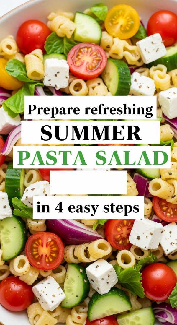 Prepare Refreshing Summer Pasta Salad In 4 Easy Steps 6a06d0017b998