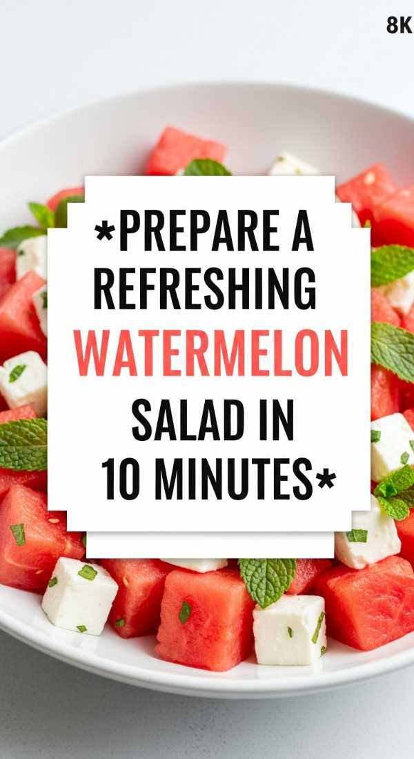 Prepare Refreshing Watermelon Salad In 10 Minutes 6a06cbdac68ca