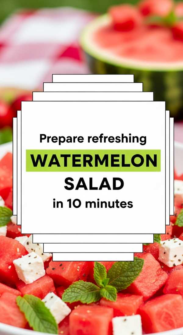 Prepare Refreshing Watermelon Salad In 10 Minutes 6a06fe8fecef1