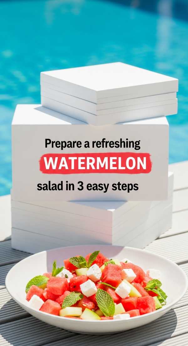 Prepare Refreshing Watermelon Salad In 3 Easy Steps 6a0703967a468