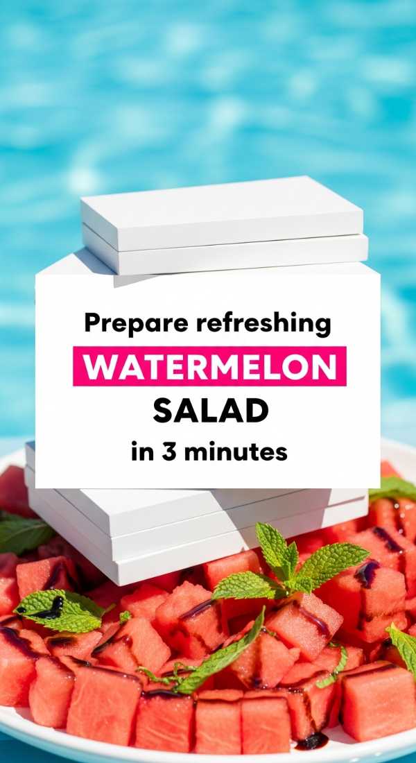Prepare Refreshing Watermelon Salad In 3 Minutes 6a06c55bd9767