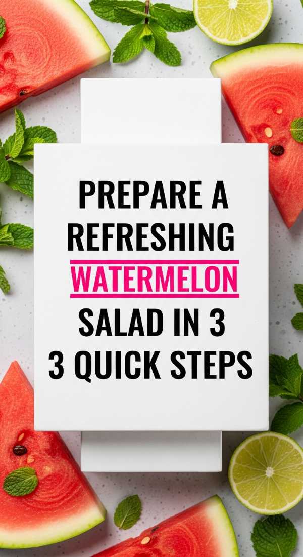 Prepare Refreshing Watermelon Salad In 3 Quick Steps 6a06c3925ed6d