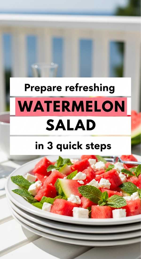 Prepare Refreshing Watermelon Salad In 3 Quick Steps 6a06ee5287d76