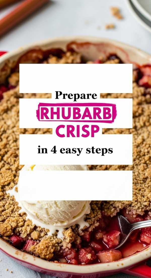 Prepare Rhubarb Crisp In 4 Easy Steps 69fd8cb31dda7