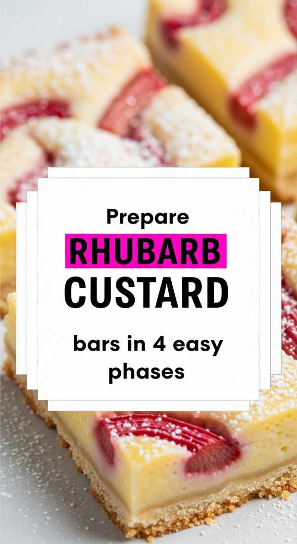 Prepare Rhubarb Custard Bars In 4 Easy Phases 69fd8cc1884cf