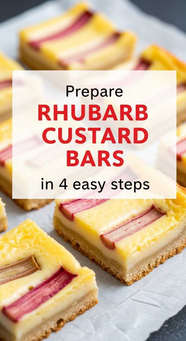 Prepare Rhubarb Custard Bars In 4 Easy Steps 69fd8cbc8ef29