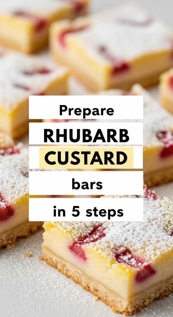 Prepare Rhubarb Custard Bars In 5 Steps 69fd8aa98eeeb