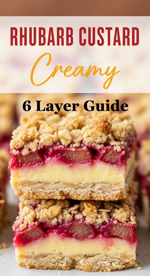 Prepare Rhubarb Custard Bars In 6 Easy Layers 69fd742919e42