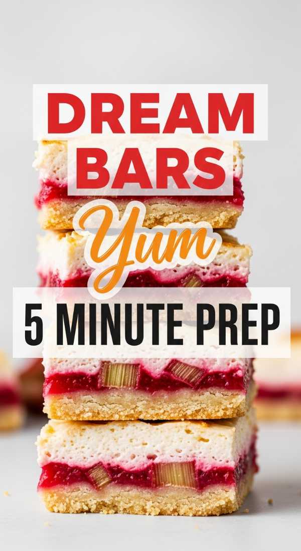10 Irresistible Rhubarb & Strawberry Recipes for Your Spring Baking Prepare Rhubarb Dream Bars In 5 Minutes 6a002513146cd