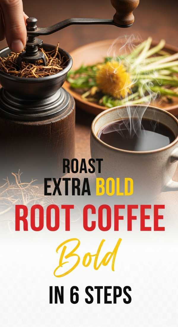 Prepare Roasted Dandelion Root Coffee In 6 Steps 69f5d74ae237d