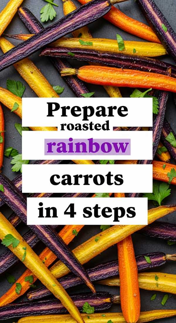 Prepare Roasted Rainbow Carrots In 4 Steps 6a14327f206bf