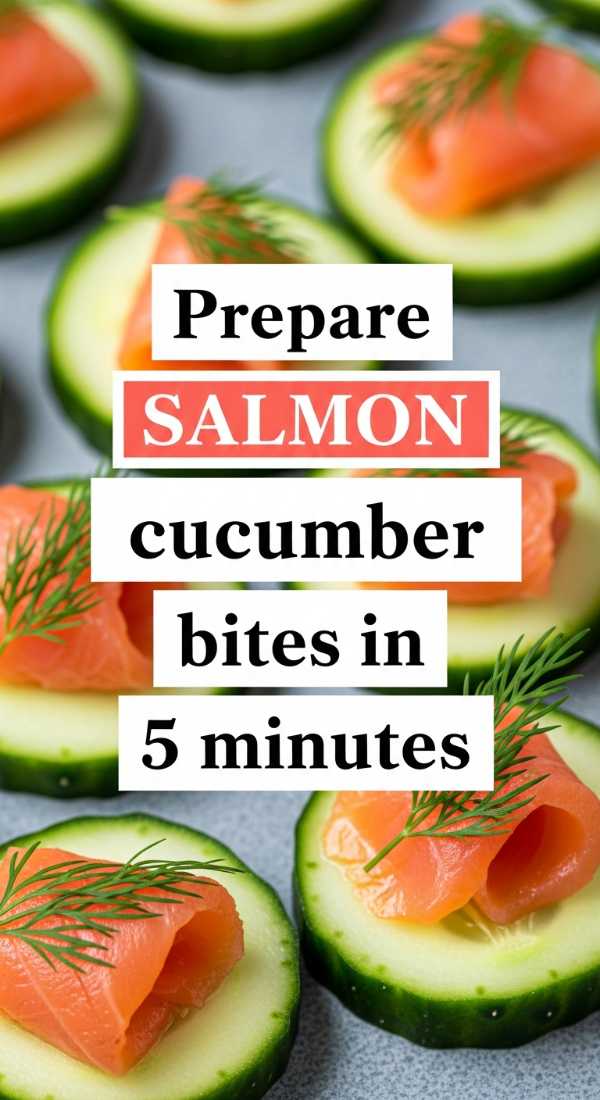 Prepare Salmon Cucumber Bites In 5 Minutes 69fd8a9ac9e46
