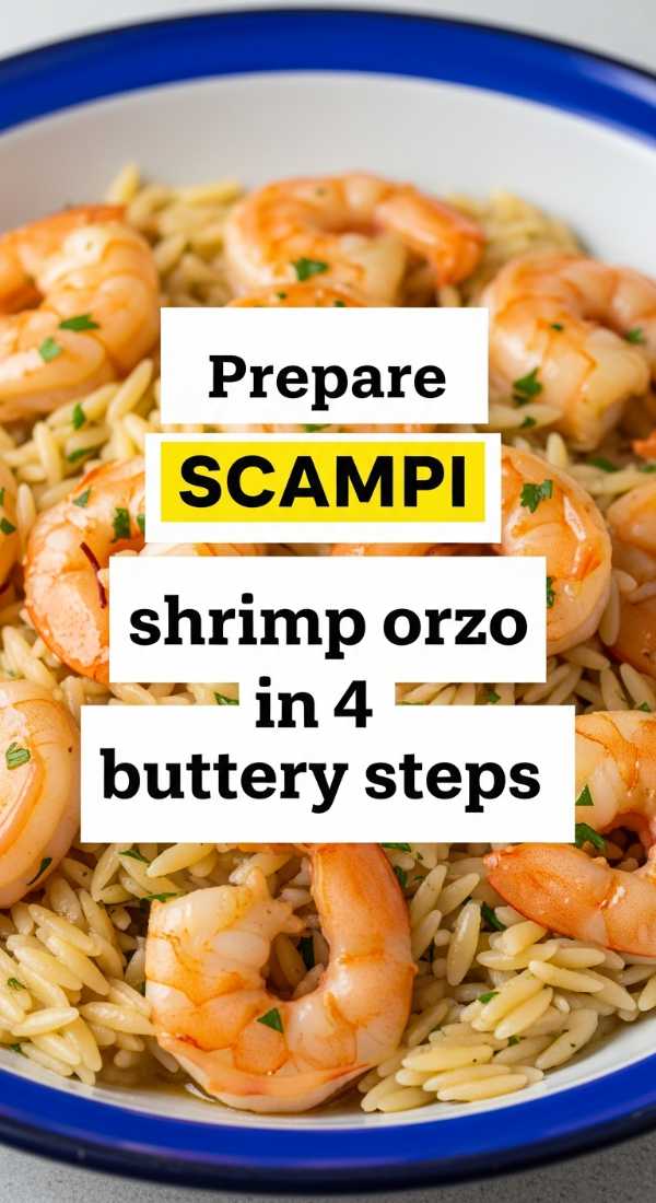 Prepare Scampi Shrimp Orzo In 4 Buttery Steps 6a0170a8d7e04