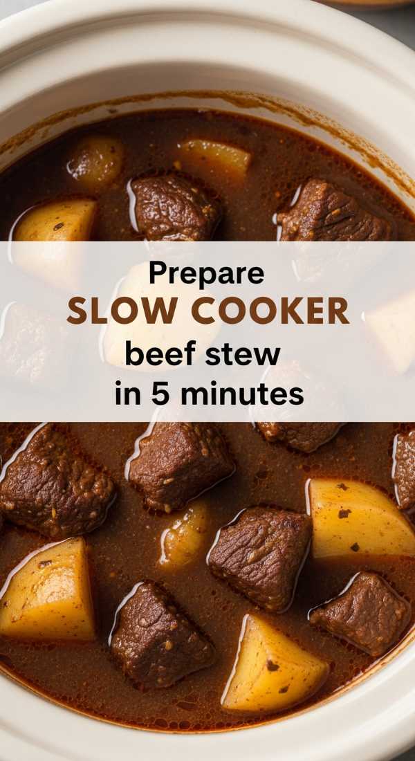 Prepare Slow Cooker Beef Stew In 5 Minutes 69f47b49df166