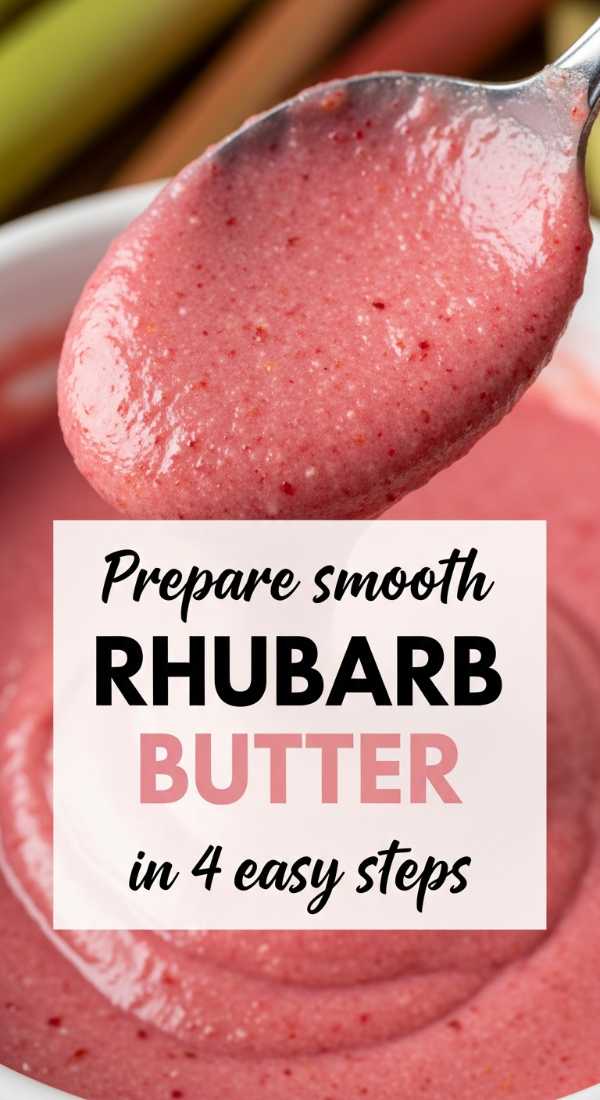 Prepare Smooth Rhubarb Butter In 4 Easy Steps 6a017db2f20dc