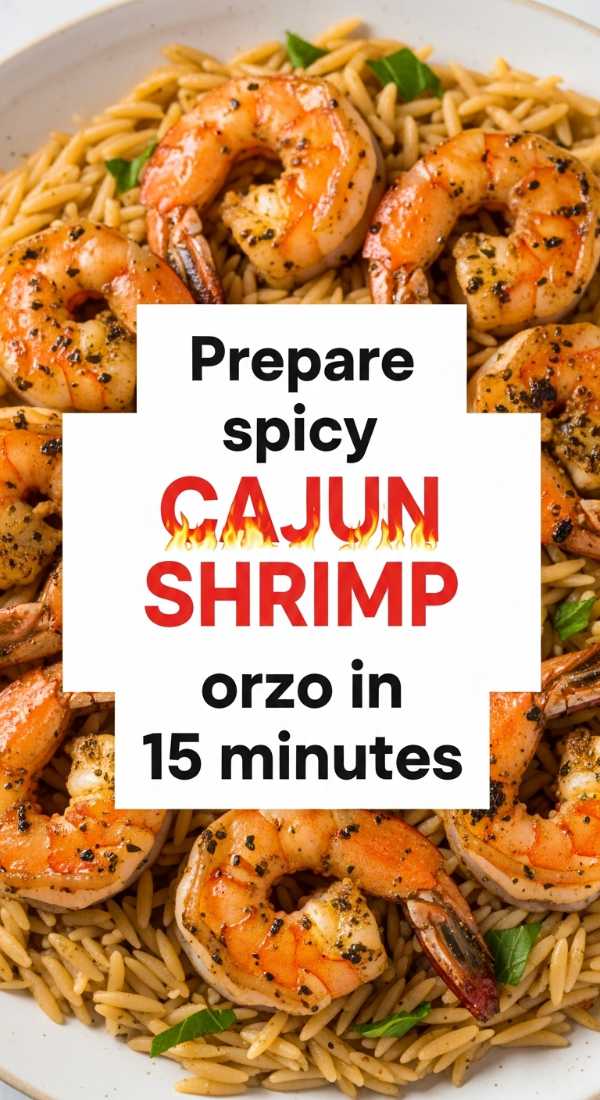 Prepare Spicy Cajun Shrimp Orzo In 15 Minutes 69f47f539191a