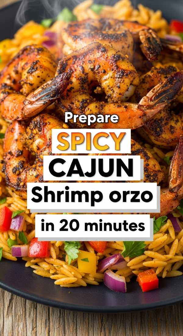 Prepare Spicy Cajun Shrimp Orzo In 20 Minutes 69f47b3de8278