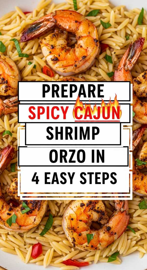 20-Minute Gourmet: Our Best Shrimp Orzo Collection Prepare Spicy Cajun Shrimp Orzo In 4 Easy Steps 69f6fdfda1880