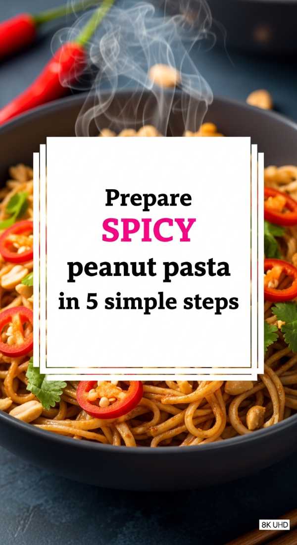 Prepare Spicy Peanut Pasta In 5 Simple Steps 6a10a0b1a6af3